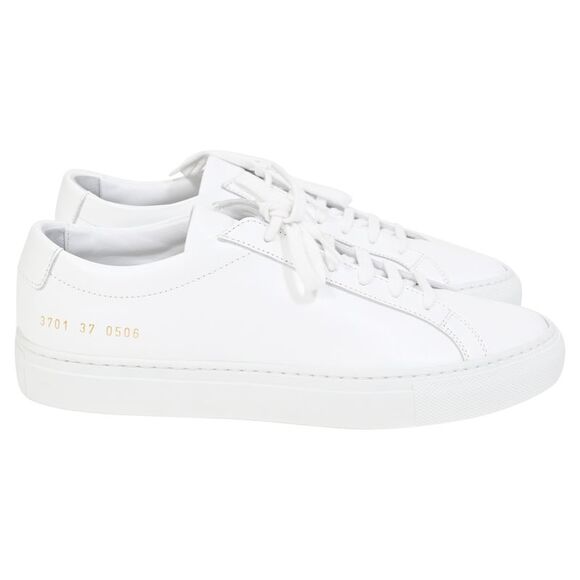 Common Projects Achilles Low-Top Sneakers in White Leather
